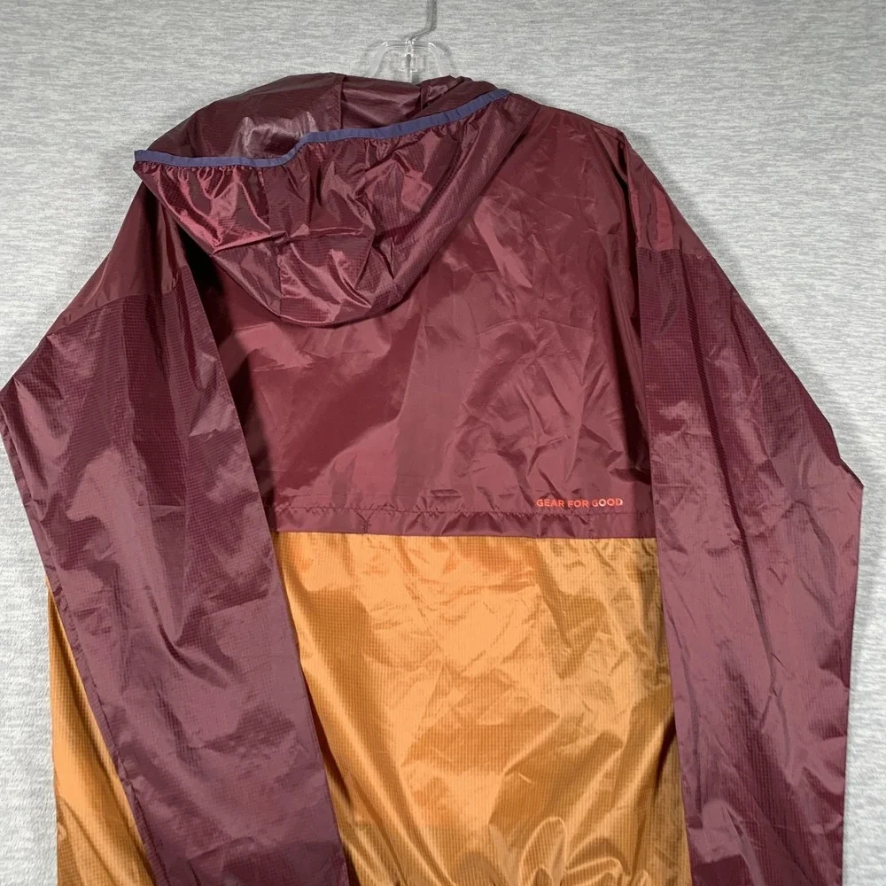 Cotopaxi Jacket Mens Small Multicolor Teca Half Zip Windbreaker Hooded Packable‎